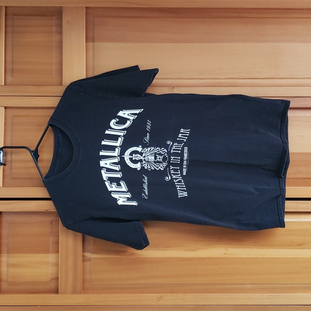 COPY - Metallica Whiskey in the Jar Tee Size Small Blk